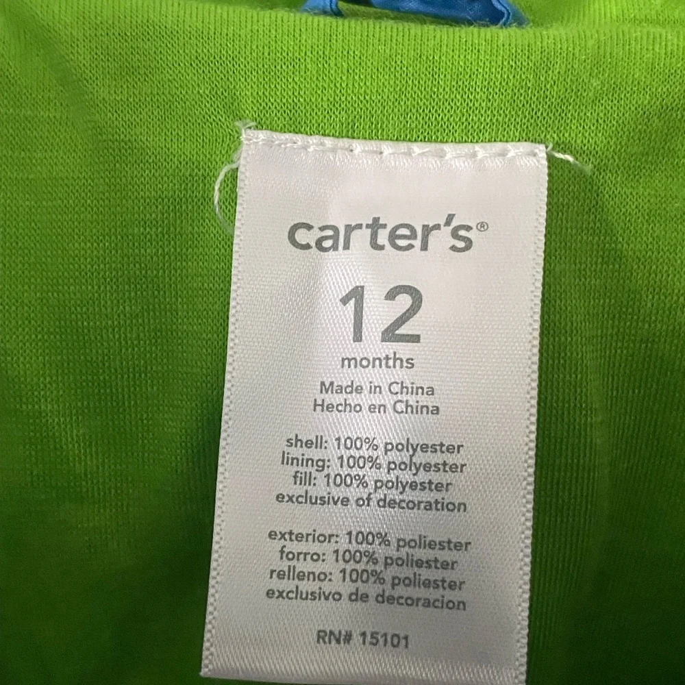Carter's Bright Blue Puffer‎ Snowsuit